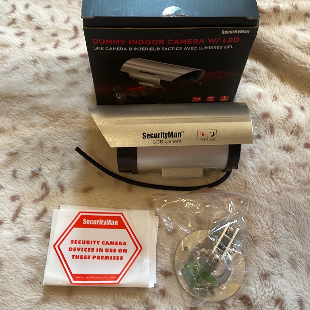 Security Man Dummy Indoor Camera with LED New in box - Picture 4 of 5